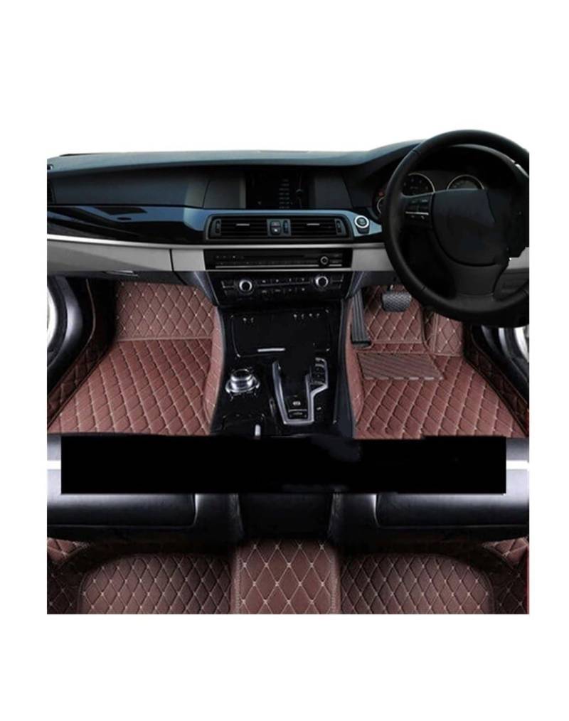 Autoteppichmatten Auto Fußmatten Mazda2 für Mazda 2 für Demio R DJ DL 2015-2022 Leder Matte Teppiche Teppiche innen Automatten-Set(LHD 11) von Generisch