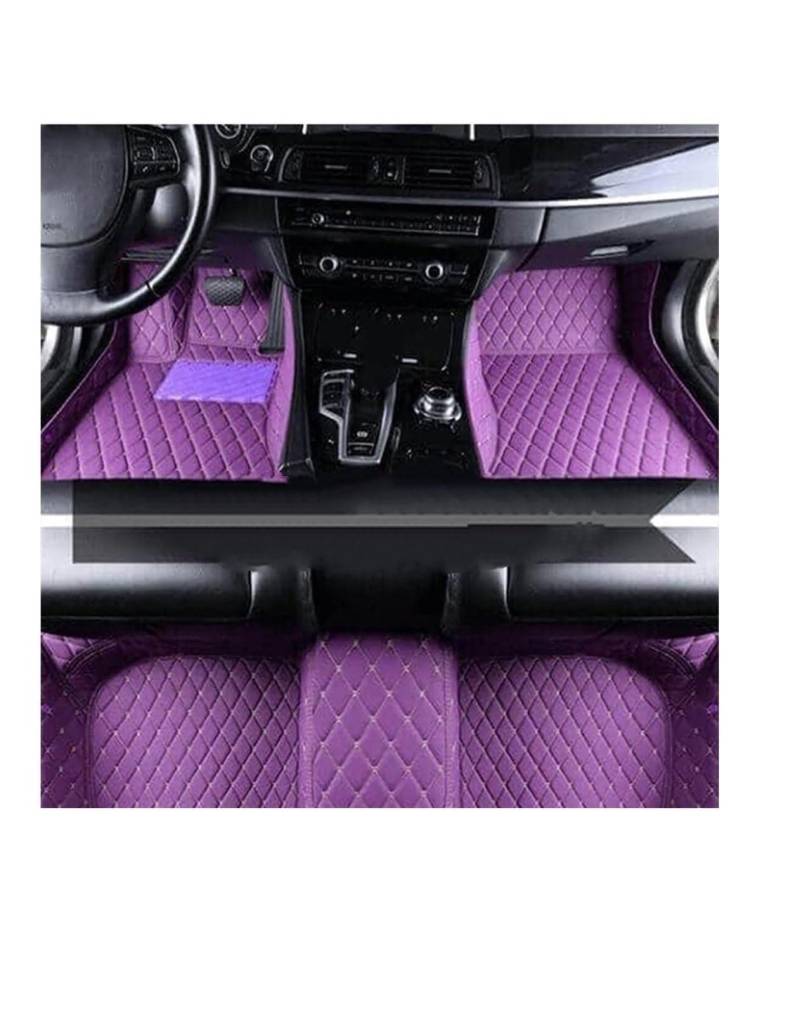 Autoteppichmatten Auto-Fußmatten für Hyundai I10 BA Gran für Metro Taxi Xcent IA 2014–2019 Automatten-Set(LHD 1 Set 3) von Generisch
