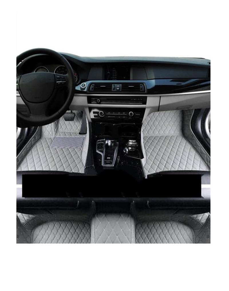 Autoteppichmatten Auto Fußmatten für Hyundai I30 für Elantra GT PD 2018 2019 2020 Teppiche Leder Auto Teppich Matte Innen Automatten-Set(LHD 1 Set 9) von Generisch