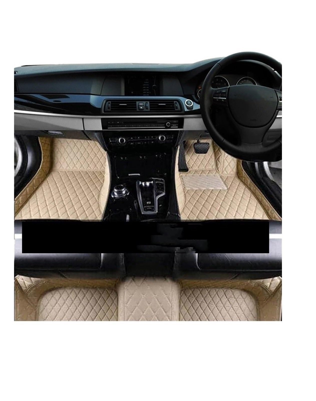 Autoteppichmatten Auto Fußmatten für Hyundai für Sonata DN8 MK8 2020 2021 2022 Innen Matte Leder Teppich Set Teppich Auto zubehör Automatten-Set(RHD 1 Set 10) von Generisch