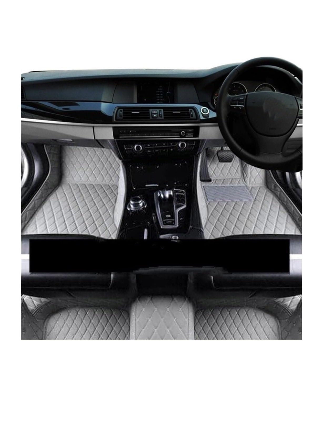 Autoteppichmatten Auto-Fußmatten für Jaguar IPace IPACE I PACE 2018–2023, Automatten, Teppiche Automatten-Set(LHD 1 Set 8) von Generisch