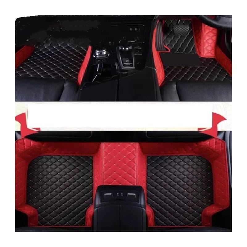 Autoteppichmatten Auto-Fußmatten für Jeep für Compass MP 552 2017–2022, für schützende Teppiche, Teppich-Set, Innenausstattung, Autozubehör Automatten-Set(LHD 12) von Generisch