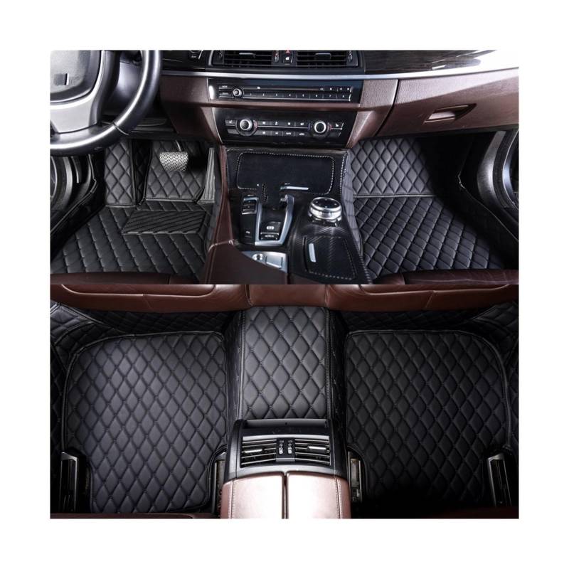 Autoteppichmatten Auto-Fußmatten für Mercedes W211 2005 2006 2007 2008 2009, Innenzubehör, Lederteppiche, Fußpolster Automatten-Set(1) von Generisch
