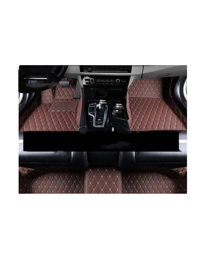 Autoteppichmatten Auto-Fußmatten für Nissan Note EPower E13 2WD 4WD 2021 2022 2023, wasserdichte Fußmatten, Zubehör Automatten-Set(RHD 1 Set 5) von Generisch