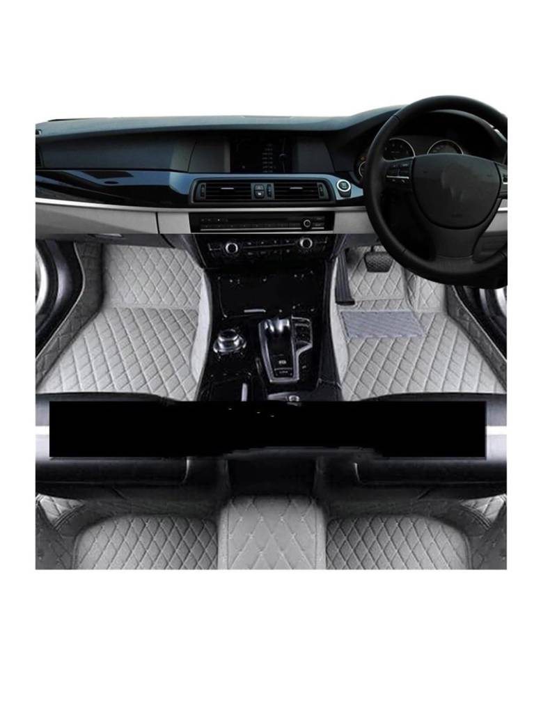 Autoteppichmatten Auto-Fußmatten für VW New für Käfer für Cabrio 1998–2011 Teppich-Automatten Automatten-Set(RHD 1 Set 1) von Generisch