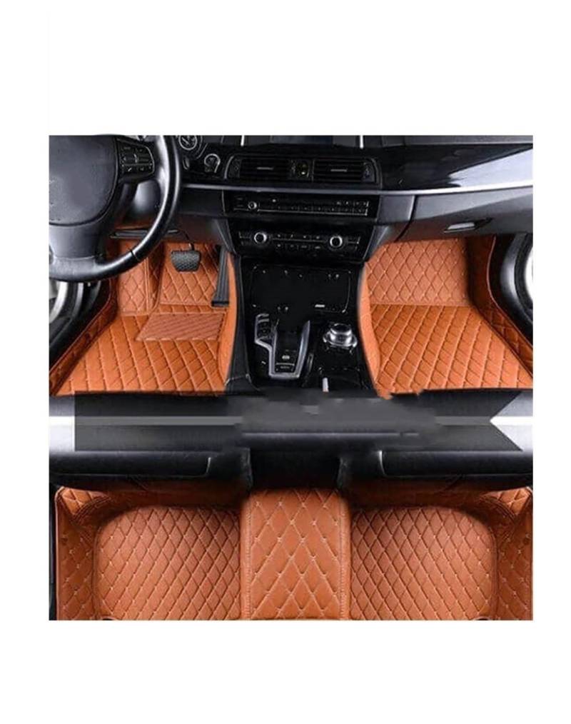 Autoteppichmatten Auto-Fußmatten für VW für Tiguan Allspace LWB 2017–2022, 7-Sitzer, Haupt- und Copilot, ohne Computerbox Automatten-Set(RHD 1 Set 4) von Generisch