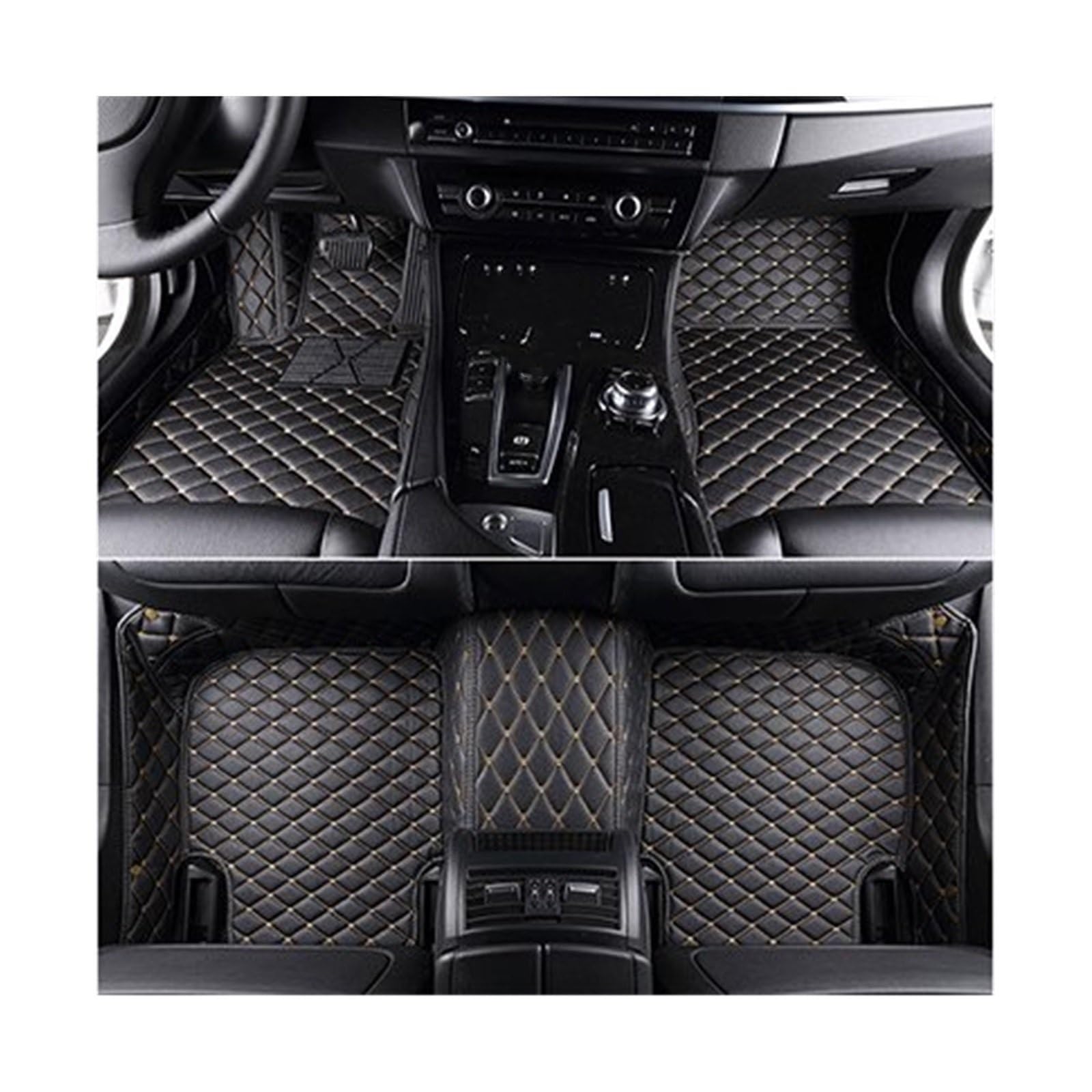 Autoteppichmatten Für Custom Car Fußmatten SQ5 2020-2022 Jahre Innendetails Autozubehör Teppich Automatten-Set(4) von Generisch