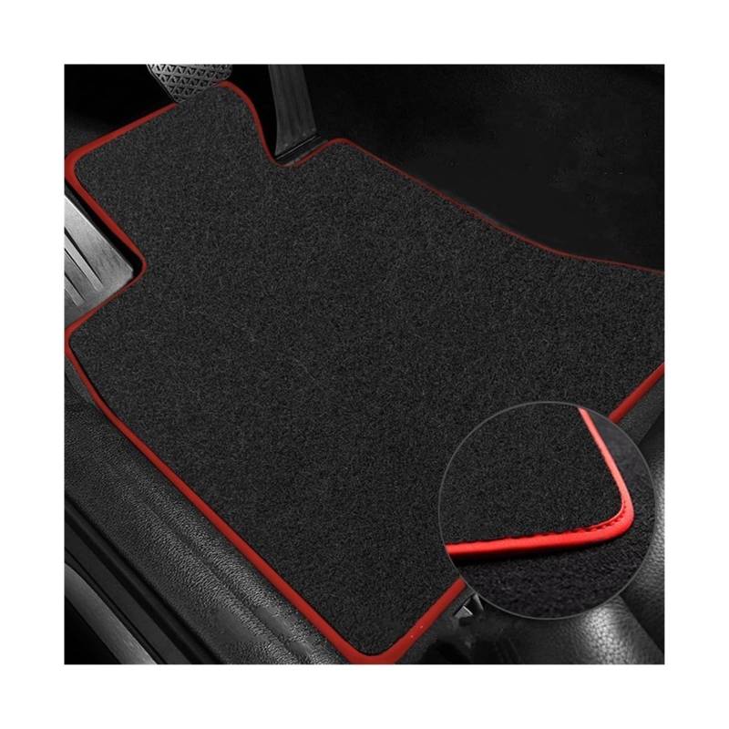 Autoteppichmatten Für Toyota für Land für Cruiser für Prado 120 J120 2003-2009 Auto Fußmatten Fußpolster Teppiche Abdeckung Teppiche Panel Fuß Pad Automatten-Set(RHD Polyester 3pcs 3) von Generisch