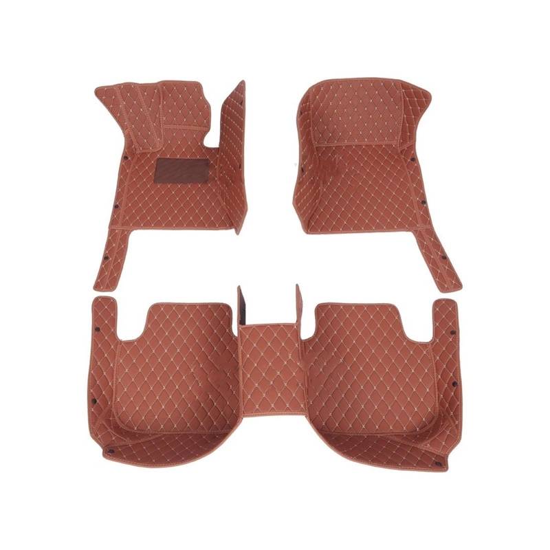 Autoteppichmatten Für maßgeschneiderte Leder-Auto-Fußmatten für Skoda für Octavia A5 2004 2005 2006 2007 Teppiche Teppich-Fußpolster Automatten-Set(Price for 1 Seat 4) von Generisch