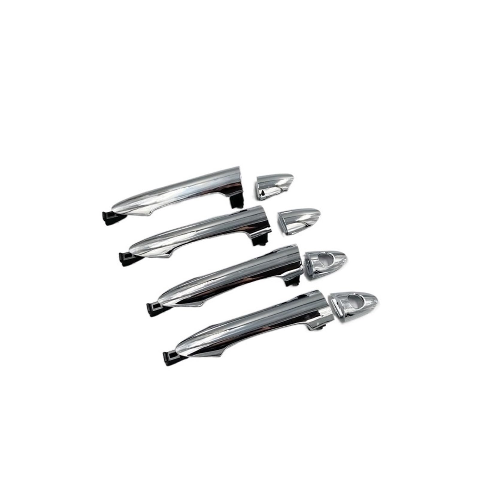 Autotürgriffverkleidung Für Kia für Picanto 2011-2016 Chrom Auto Vordertür Hintertür Außengriff(Front Left) von Generisch