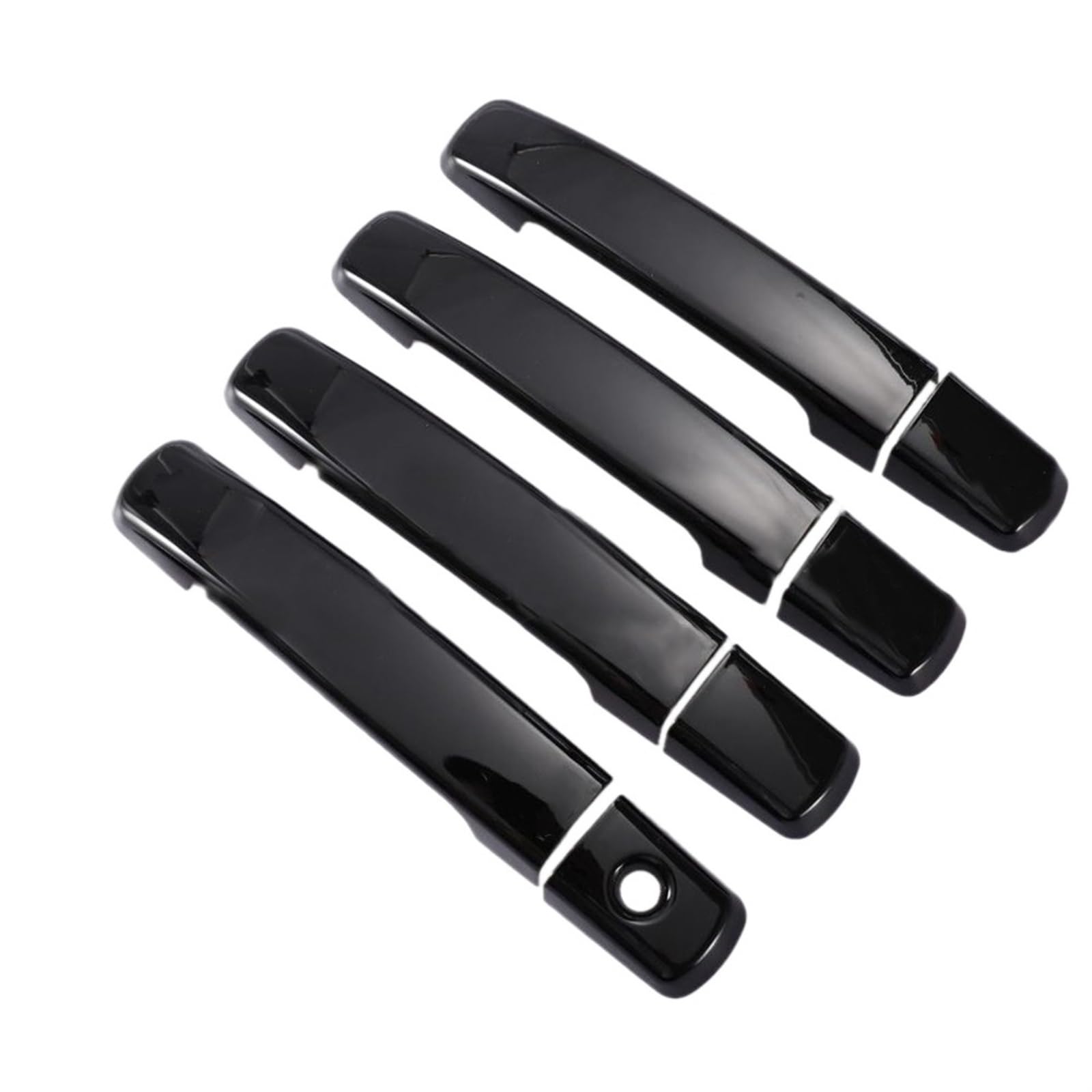 Autotürgriffverkleidung Für Nissan für Qashqai J10 2007-2013 Erste Generation 8 Teile/satz Auto Türgriff Abdeckung Zierleisten Chrom Türgriff Abdeckung Styling(Style2 Carbon Fiber) von Generisch