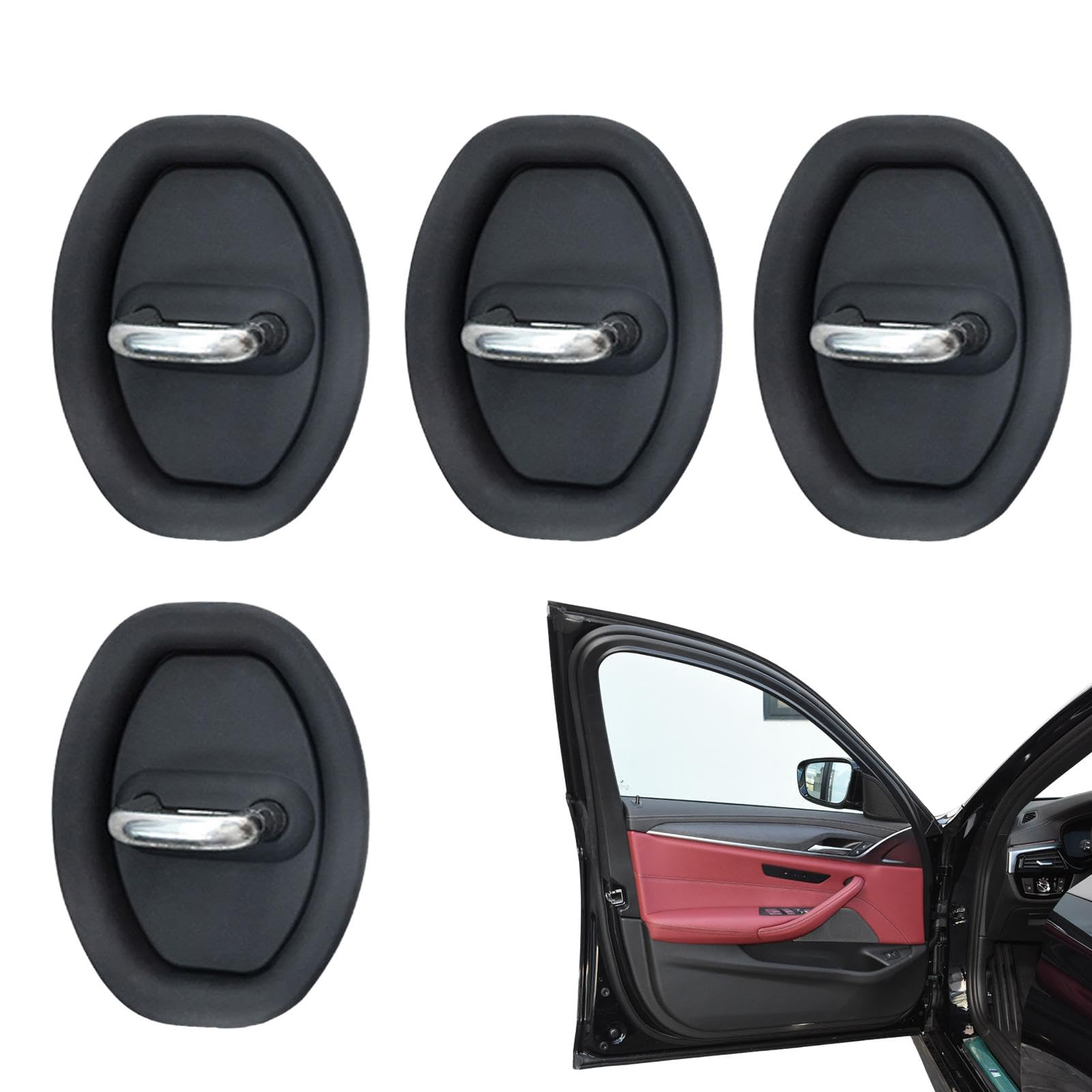 Autotürschloss – Autotürschutzjacke, Auto-Styling-Zubehör | 4 wasserdichte Fahrzeugtürschloss-Dekoration, Anti- -Sport-Stil Automobil-Ersatz für die meisten Autotürschloss – Autotürschutzjacke, Auto-Styling-Zubehör | 4 wasserdichte Fahrzeugtürschloss-Dekoration, Anti- -Sport-Stil Automobil-Ersatz für die meisten von Generisch