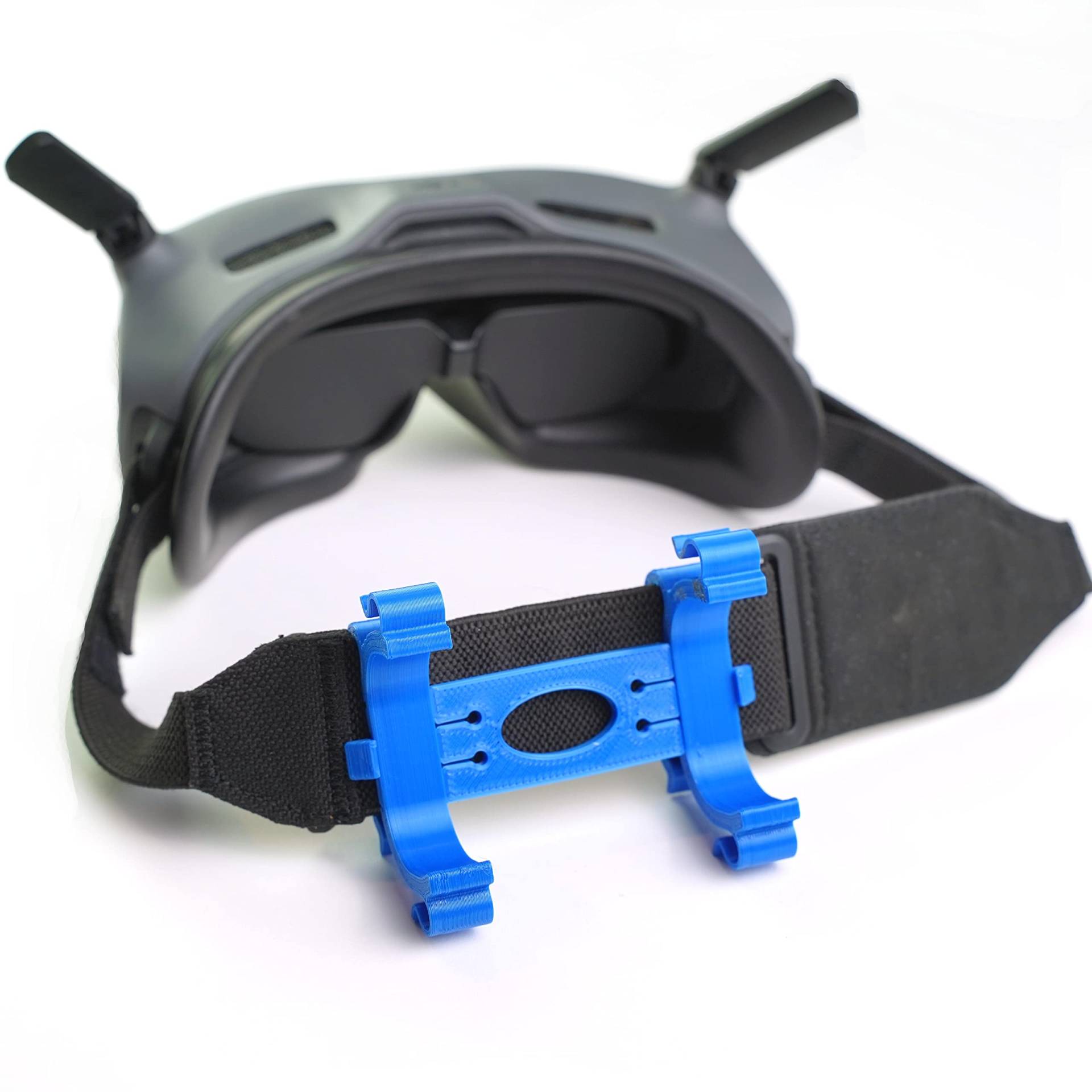 Batterie Halterung passend für DJI Goggles 2/ V2 FPV Brille (für Avata, DJI FPV Drohne) (Blau) von Generisch