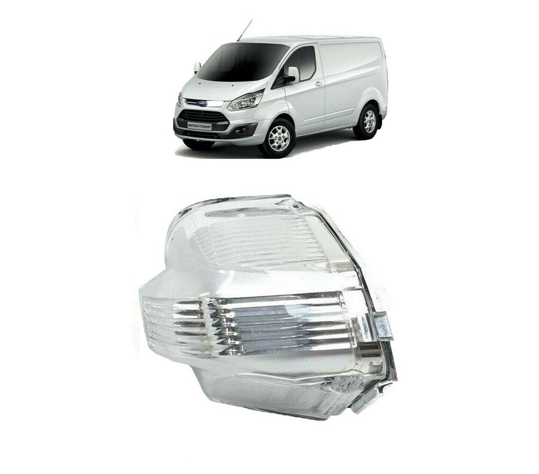 Blinkerleuchte für Außenspiegel, linke Seite, transparent, für Ford Transit / Tourneo Custom (ab 2012), 1766580 von Generisch
