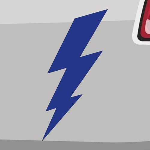 Blitz Aufkleber -6 Größen 21 Farben- High Voltage Piktogramm Danger Gefahr Flash von Generisch