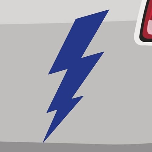 Blitz Aufkleber -6 Größen 21 Farben- High Voltage Piktogramm Danger Gefahr Flash von Generisch