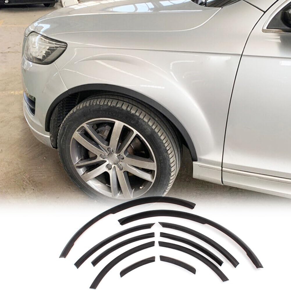 Breites Radlauf-Formen-Set, passend für Audi Q7, SQ7, RSQ7, V12, TDI SLINE 2006–2015, PU, hintere Seitenschürze, Formteile, Kotflügel-Verkleidungen von Generisch