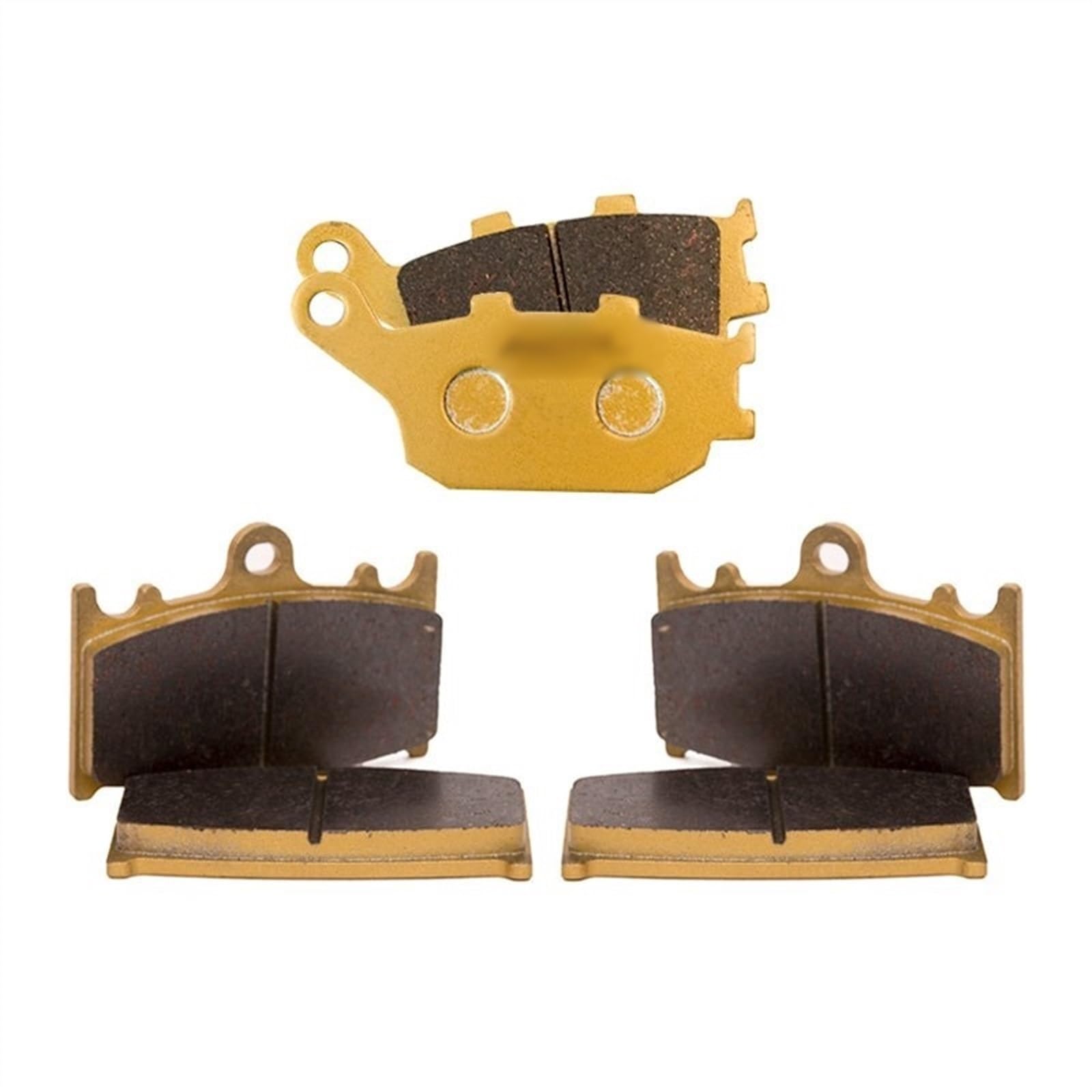 Bremsbeläge hinten Motorrad vorne und hinten Bremsbeläge Scheiben für Suzuki GSF 650 1250 für Bandit 2007 2008 2009 2010 2011 2012 2013 SV 1000(Front and Rear) von Generisch