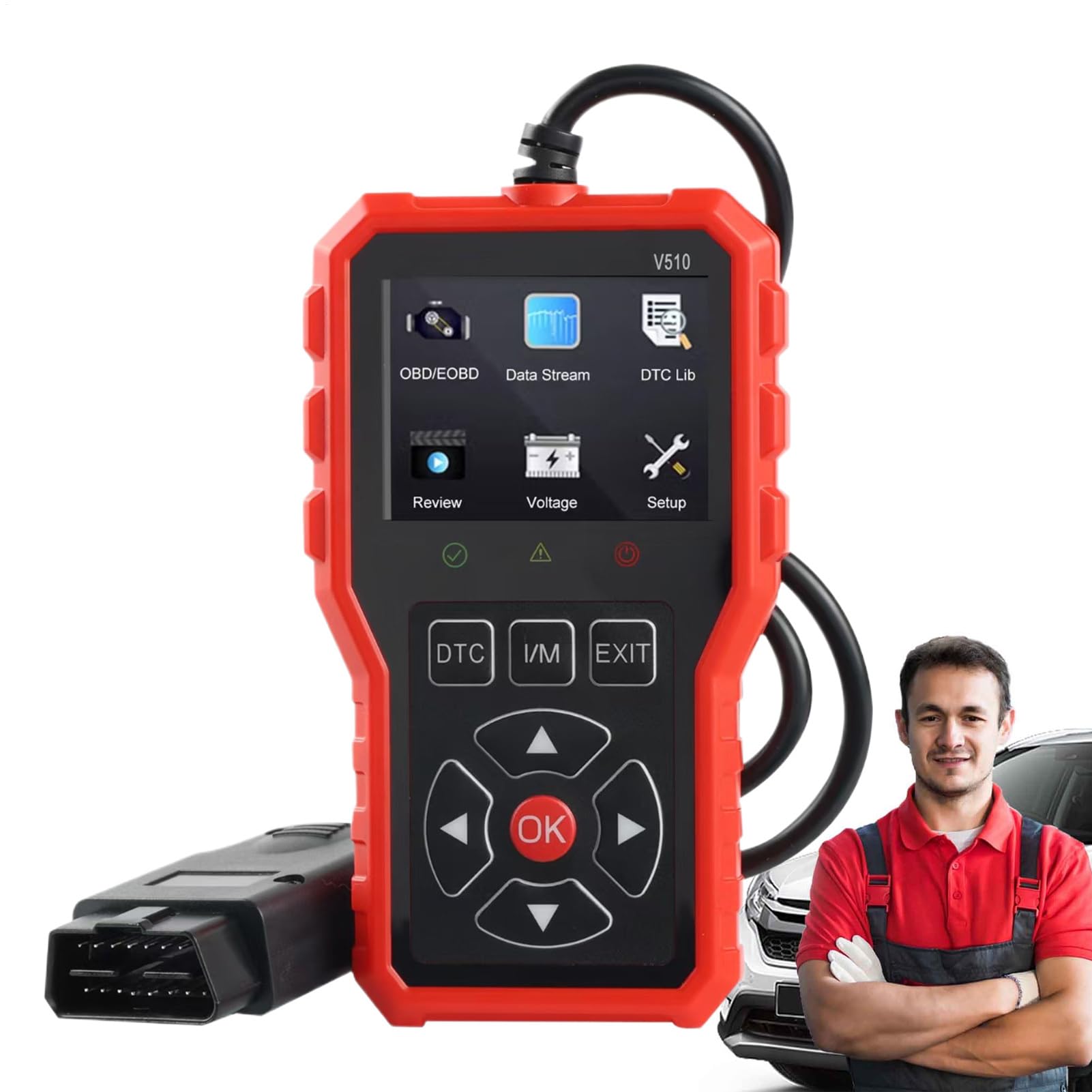 Car Code Reader, Scanner für Auto,2-in-1 Instrument Lesen und Löschen von Fehlerdatenfehler Scanner | Automobil -Diagnose -Scan -Tool -Tool -Autoto -Verwerfungscode -Leser für die Reise für die Reise Car Code Reader, Scanner für Auto,2-in-1 Instrument Lesen und Löschen von Fehlerdatenfehler Scanner | Automobil -Diagnose -Scan -Tool -Tool -Autoto -Verwerfungscode -Leser für die Reise für die Reise von Generisch