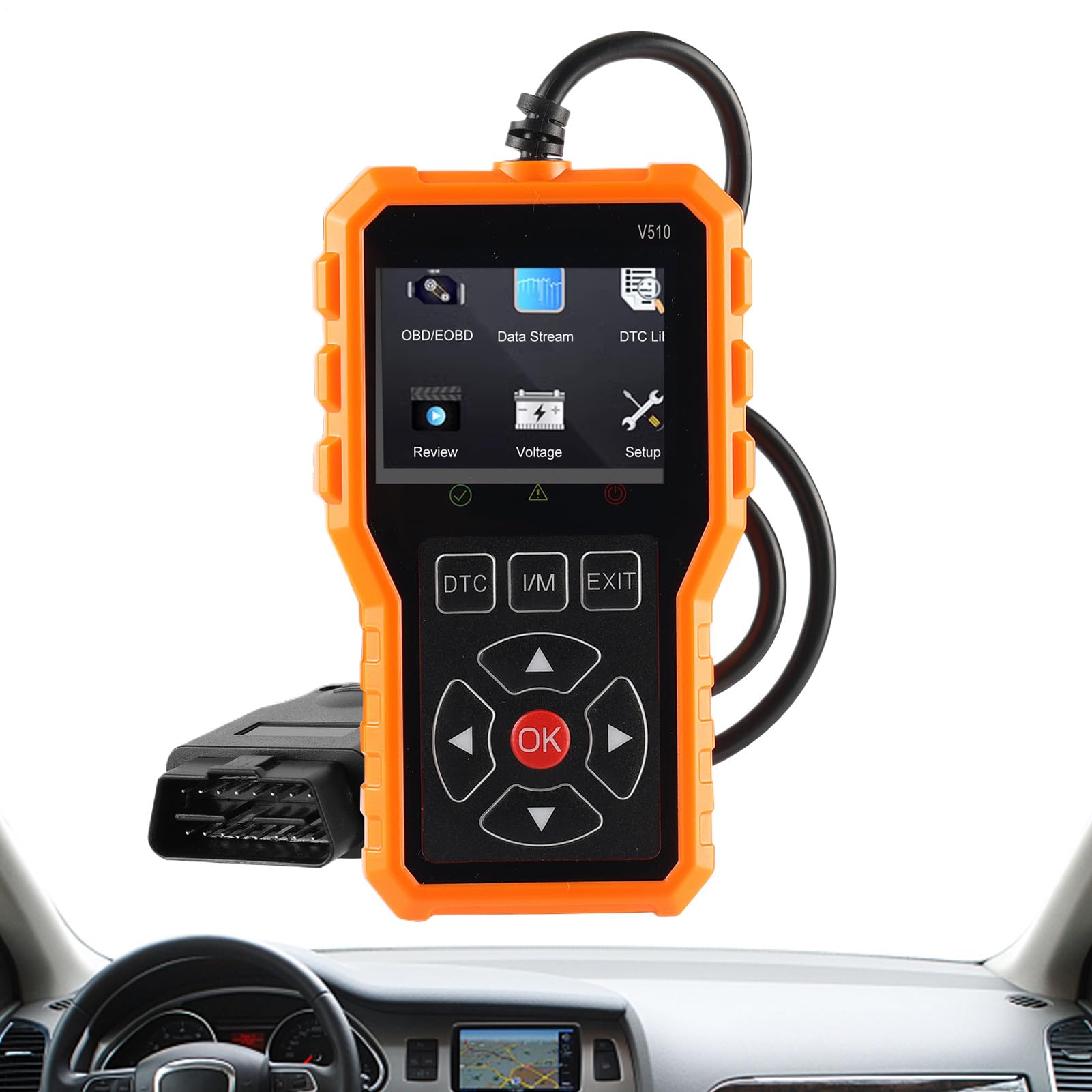 Car Code Reader, Scanner für Auto - 2-in-1 Instrument Lesen und Löschen von Fehlerdatenfehler Scanner - Auto Engine Fehlercode Reader Automotive Diagnose -Scan -Tool für Check Engine Car Code Reader, Scanner für Auto - 2-in-1 Instrument Lesen und Löschen von Fehlerdatenfehler Scanner - Auto Engine Fehlercode Reader Automotive Diagnose -Scan -Tool für Check Engine von Generisch
