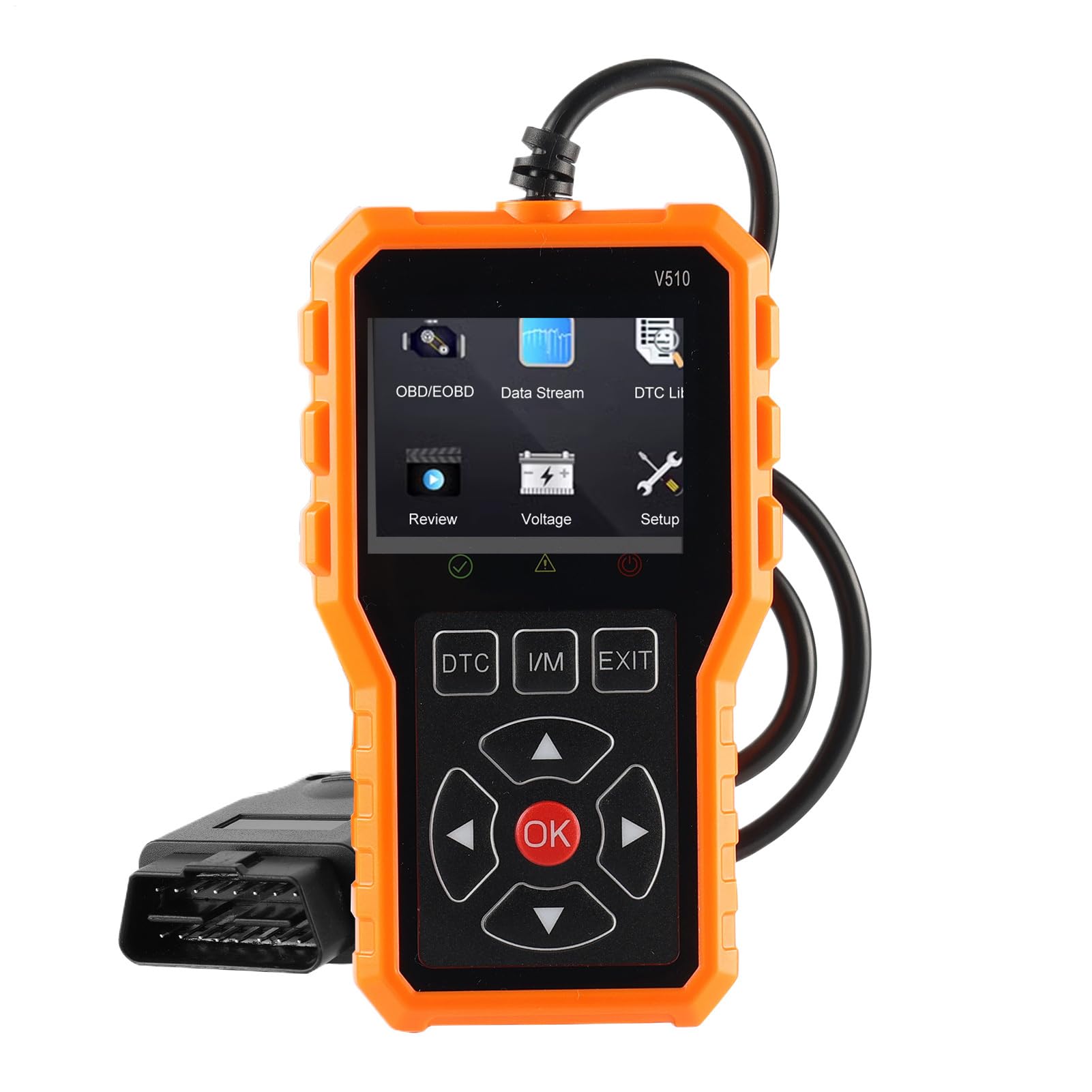 Car Code Reader, Scanner für Auto | Lesen und Löschen von Fehlerdaten 2-in-1 Fehlerinstrumentenscanner | Auto Engine Fehlercode Reader Automotive Diagnose -Scan -Tool für Check Engine Car Code Reader, Scanner für Auto | Lesen und Löschen von Fehlerdaten 2-in-1 Fehlerinstrumentenscanner | Auto Engine Fehlercode Reader Automotive Diagnose -Scan -Tool für Check Engine von Generisch