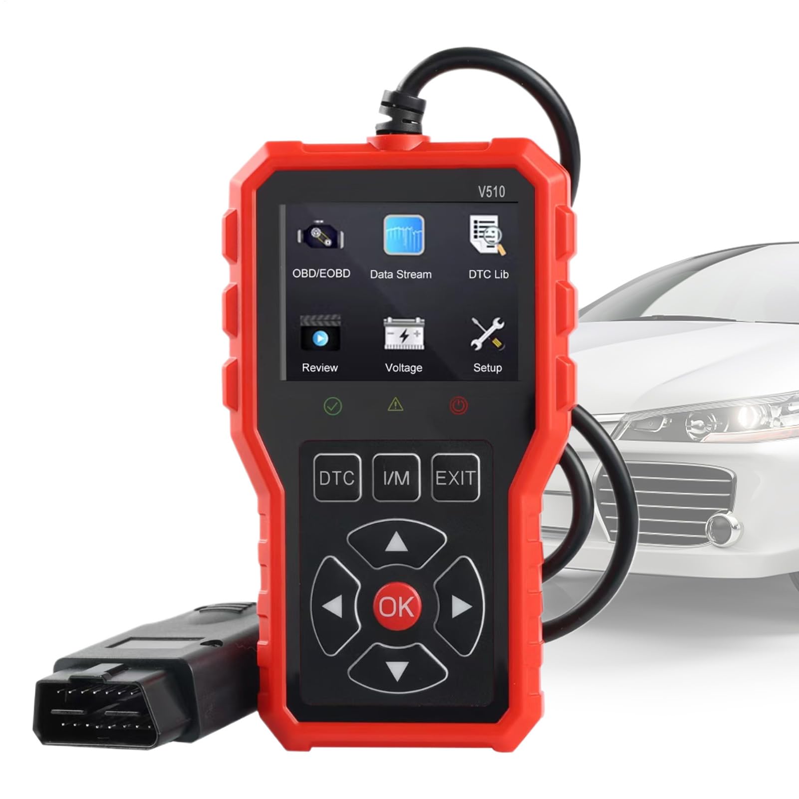 Car Diagnose Tool, Car Code Reader,2-in-1-Lesen und Löschen von Fehlerdatenfehler Scanner Instrument - Automobil -Diagnose -Scan -Tool -Tool -Autoto -Verwerfungscode -Leser für die Reise für die Reise Car Diagnose Tool, Car Code Reader,2-in-1-Lesen und Löschen von Fehlerdatenfehler Scanner Instrument - Automobil -Diagnose -Scan -Tool -Tool -Autoto -Verwerfungscode -Leser für die Reise für die Reise von Generisch