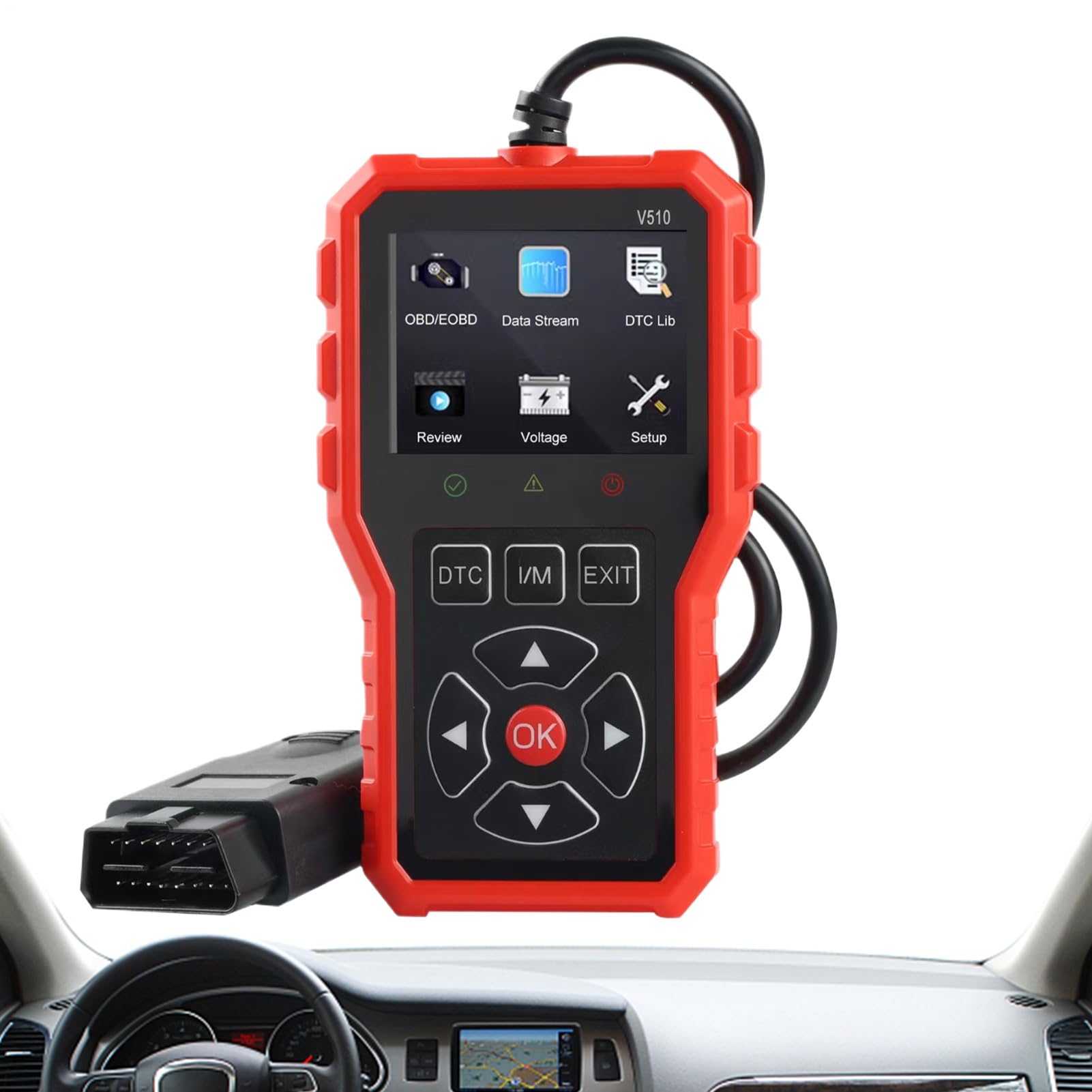 Car Diagnose Tool, Car Code Reader,2-in-1-Lesen und Löschen von Fehlerdatenfehler Scanner Instrument - Leser des Autotour -Fehlers Code, Automobil -Diagnose -Scan -Tool für die meisten Fahrzeuge Car Diagnose Tool, Car Code Reader,2-in-1-Lesen und Löschen von Fehlerdatenfehler Scanner Instrument - Leser des Autotour -Fehlers Code, Automobil -Diagnose -Scan -Tool für die meisten Fahrzeuge von Generisch