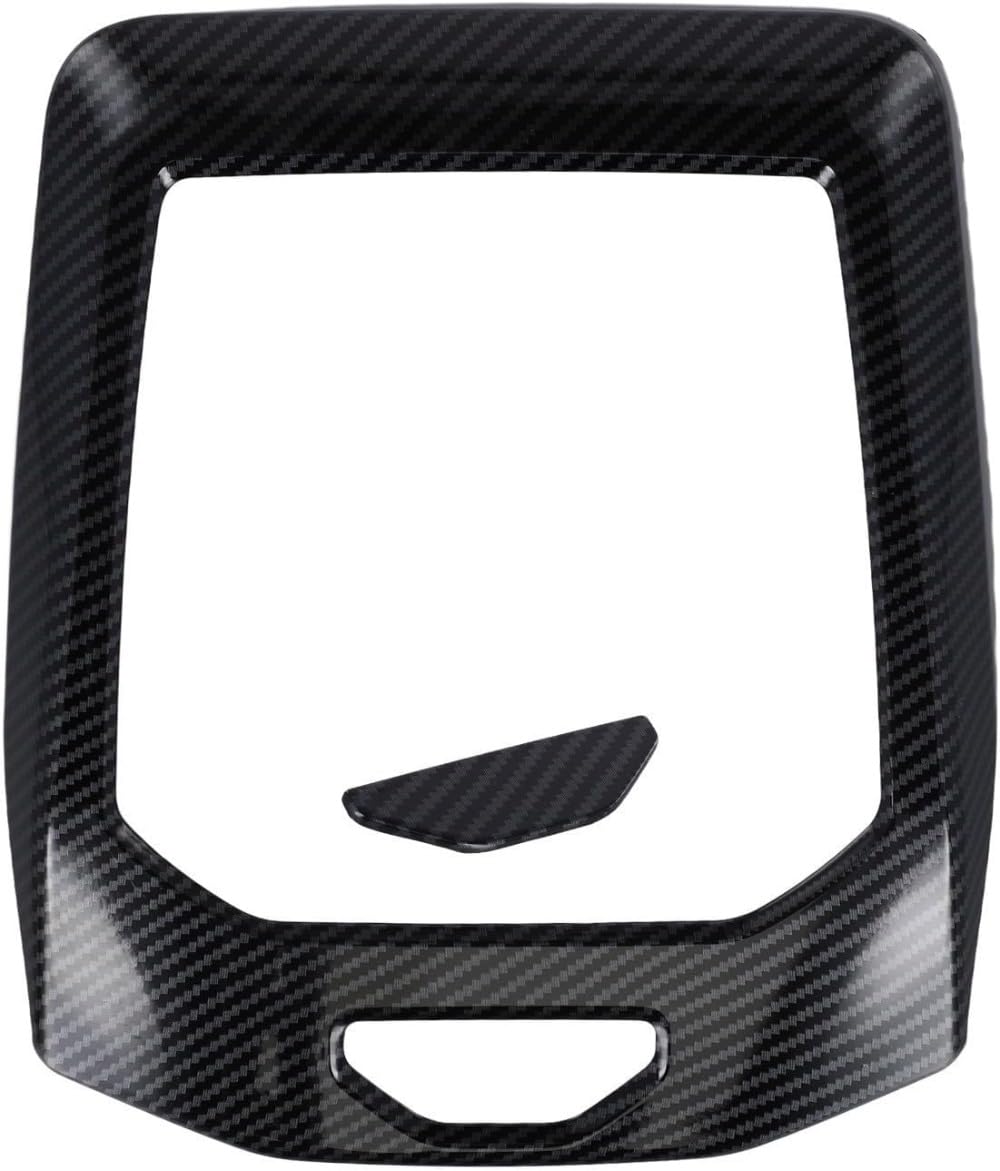 Carbon Fiber Mittelkonsole Organizer Armlehne Interieurleisten Trim Cover, Kompatibel mit 5er G60 i5 2023 2024 2025 Auto Schaltpaneel Abdeckung Mittelkonsole Trim Zubehör von Generisch