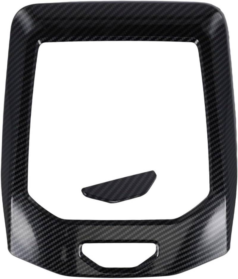 Carbon Fiber Mittelkonsole Organizer Armlehne Interieurleisten Trim Cover, Kompatibel mit 5er G60 i5 2023 2024 2025 Auto Schaltpaneel Abdeckung Mittelkonsole Trim Zubehör von Generisch