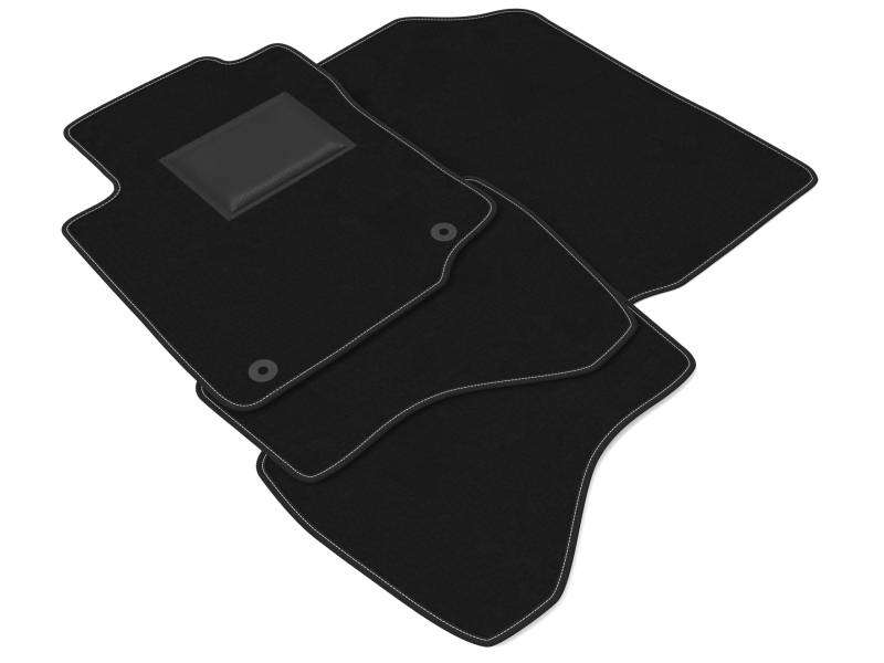 DHCarMats Auto-Fußmatten für Citroen C1 von 2005 bis 2014 | Auto-Fußmatten aus rutschfestem Teppichmaterial, Innenraum – komplettes Set vorne und hinten von Generisch