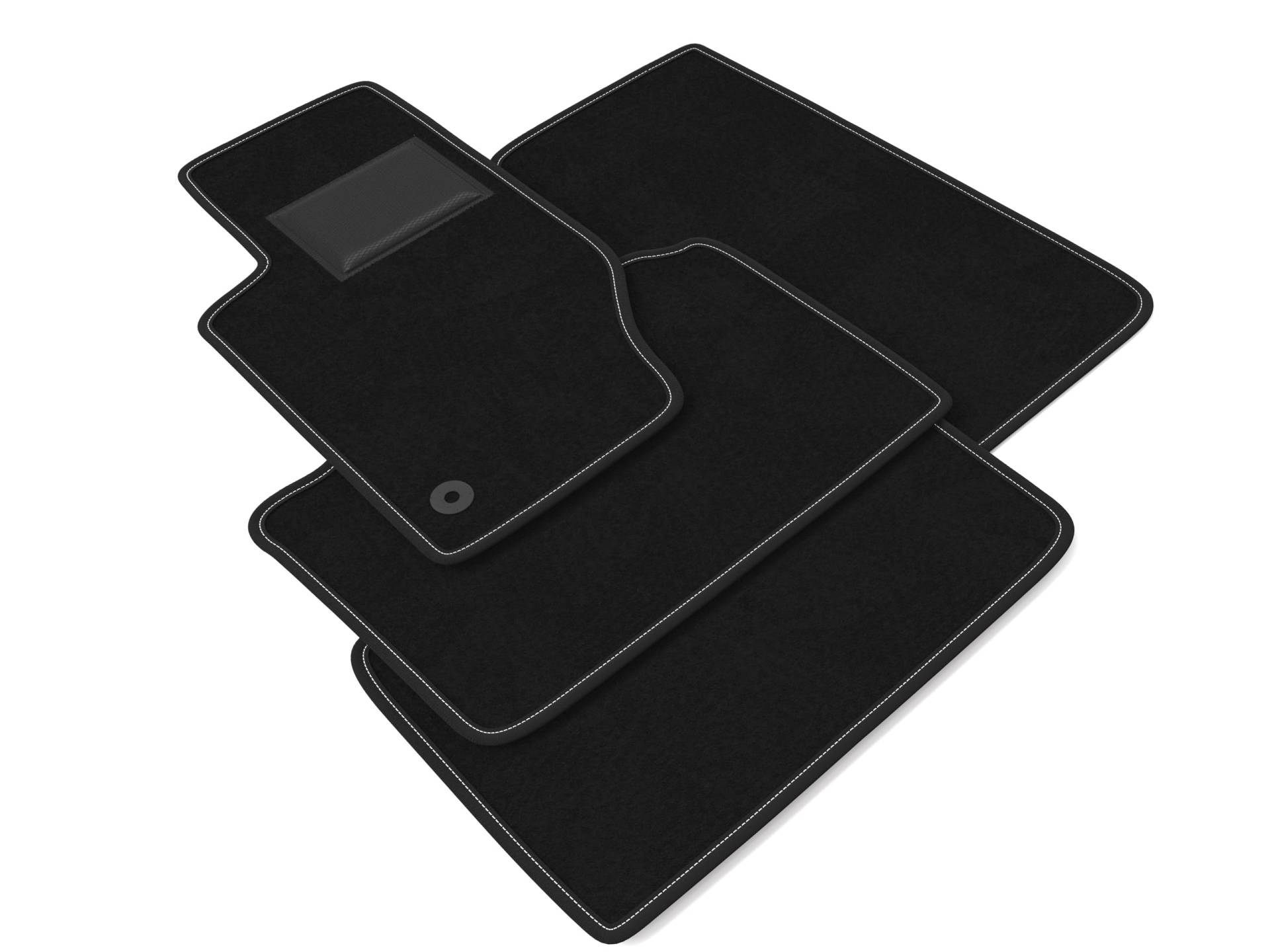 DHCarMats Auto-Fußmatten für Jeep Grand Cherokee WK von 2005 bis 2010 | Auto-Fußmatten aus Teppichmaterial, rutschfest, Innenraum – komplettes Set vorne und hinten DHCarMats Auto-Fußmatten für Jeep Grand Cherokee WK von 2005 bis 2010 | Auto-Fußmatten aus Teppichmaterial, rutschfest, Innenraum – komplettes Set vorne und hinten von Generisch