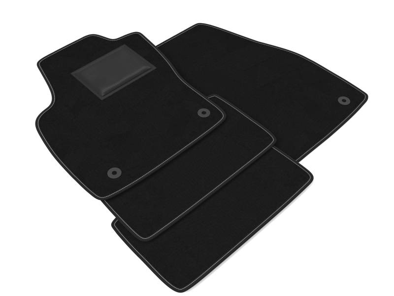 DHCarMats Auto-Fußmatten für Opel Astra GTC H von 2005 bis 2011 | Auto-Fußmatten aus rutschfestem Teppichmaterial, Innenraum – komplettes Set vorne und hinten von Generisch