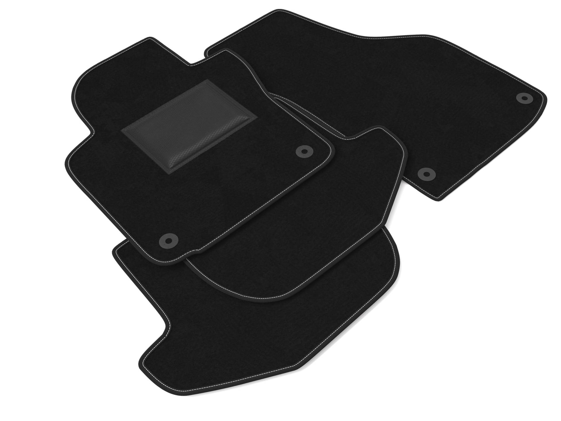 DHCarMats Auto-Fußmatten für VW Eos von 2006 bis 2015 | Auto-Fußmatten aus rutschfestem Teppichmaterial, Innenraum – komplettes Set vorne und hinten DHCarMats Auto-Fußmatten für VW Eos von 2006 bis 2015 | Auto-Fußmatten aus rutschfestem Teppichmaterial, Innenraum – komplettes Set vorne und hinten von Generisch