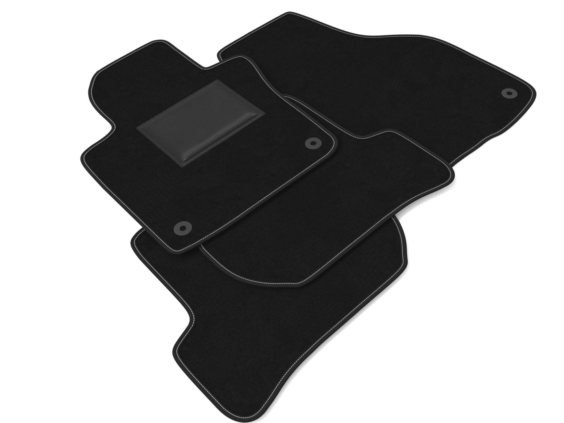 DHCarMats Auto-Fußmatten für VW Golf 5 V von 2003 bis 2009 sowohl 3- als auch 5-türig, rutschfest, für den Innenraum, Komplettset für vorne und hinten DHCarMats Auto-Fußmatten für VW Golf 5 V von 2003 bis 2009 sowohl 3- als auch 5-türig, rutschfest, für den Innenraum, Komplettset für vorne und hinten von Generisch
