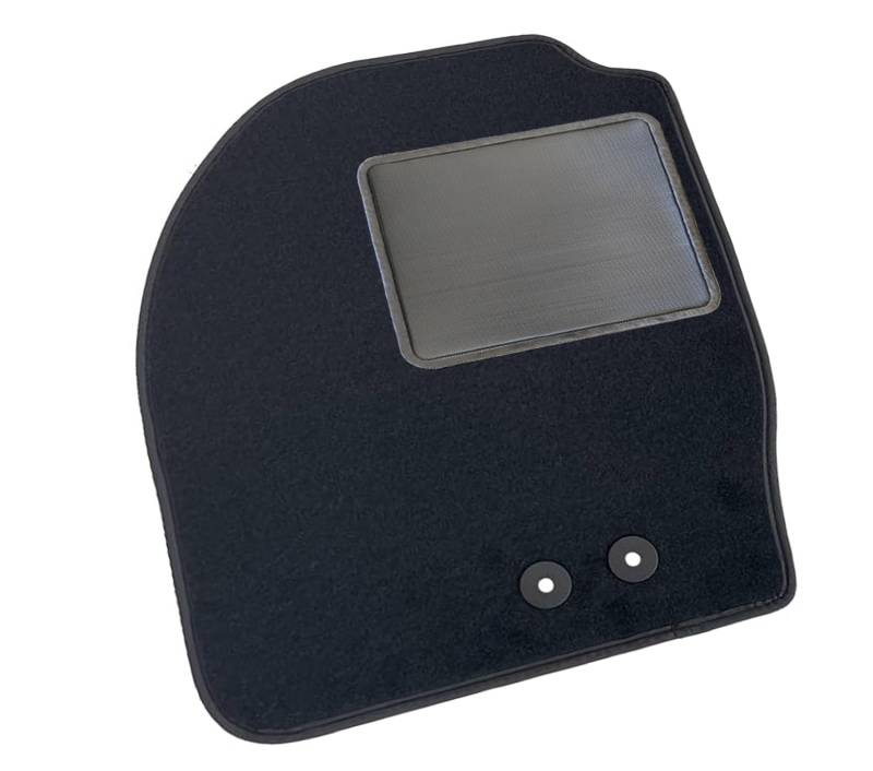 DHCarMats | Autoteppich nur Fahrerseite für Opel Agila A 2000-2007 | Fahrermatte aus Teppichstoff nach Maß | Autozubehör - Fußmatten Automatten 1PZ von Generisch