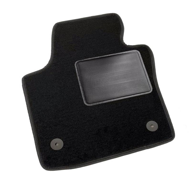 DHCarMats | Autoteppich nur Fahrerseite für Seat Leon II ab 2005 bis 2012 | Fahrermatte aus Teppichstoff nach Maß | Autozubehör - Fußmatten Automatten 1PZ von Generisch