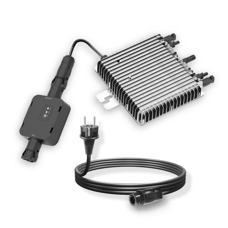 Deye Microwechselricher 800W SUN-M80G3-EU-Q0 mit Relais WLAN & APP, 5m Kabel von Generisch