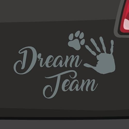 DreamTeam Aufkleber -6 Größen 21 Farben- Freundschaft Hund Haustier Begleithund von Generisch