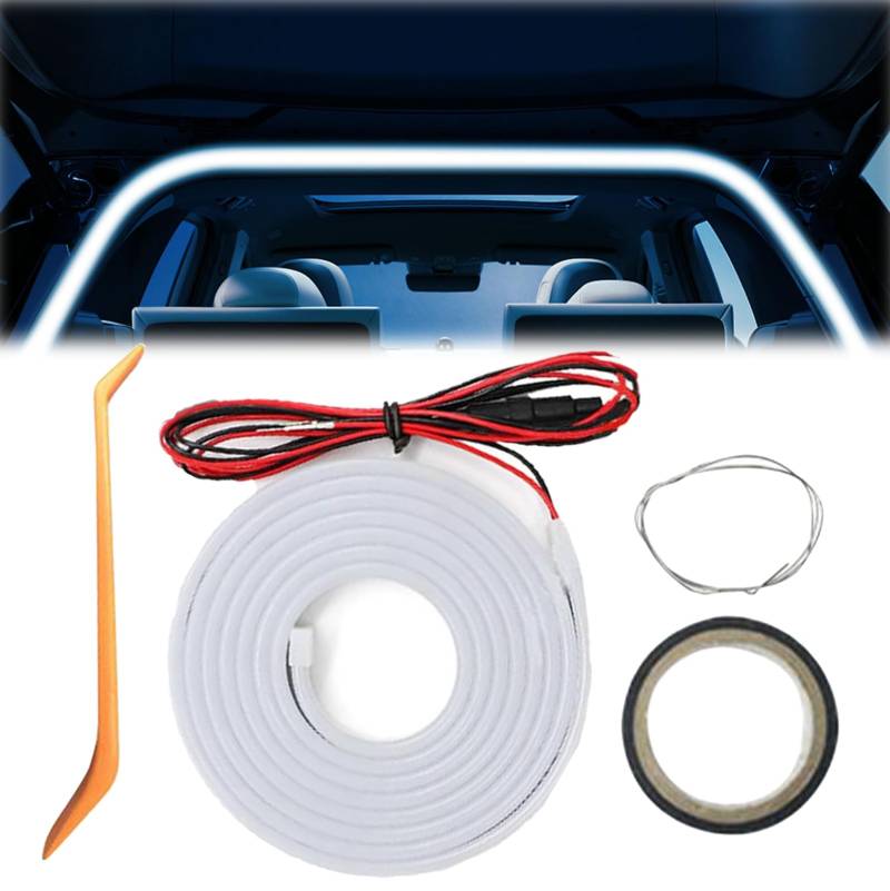 Dynamic Flowing Car Trunk Light Strip, automatischer Sensor-Heckkasten-Lichtstreifen, LED-Lichtstreifen für den Kofferraum oder die Innenbeleuchtung (Blue) von Generisch