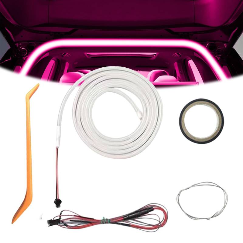 Dynamic Flowing Car Trunk Light Strip,Automatischer Sensor Tail Box Light Strip, Led Strip Lights for Car Trunk Cargo Area or Interior Illumination Decoration (D) von Generisch