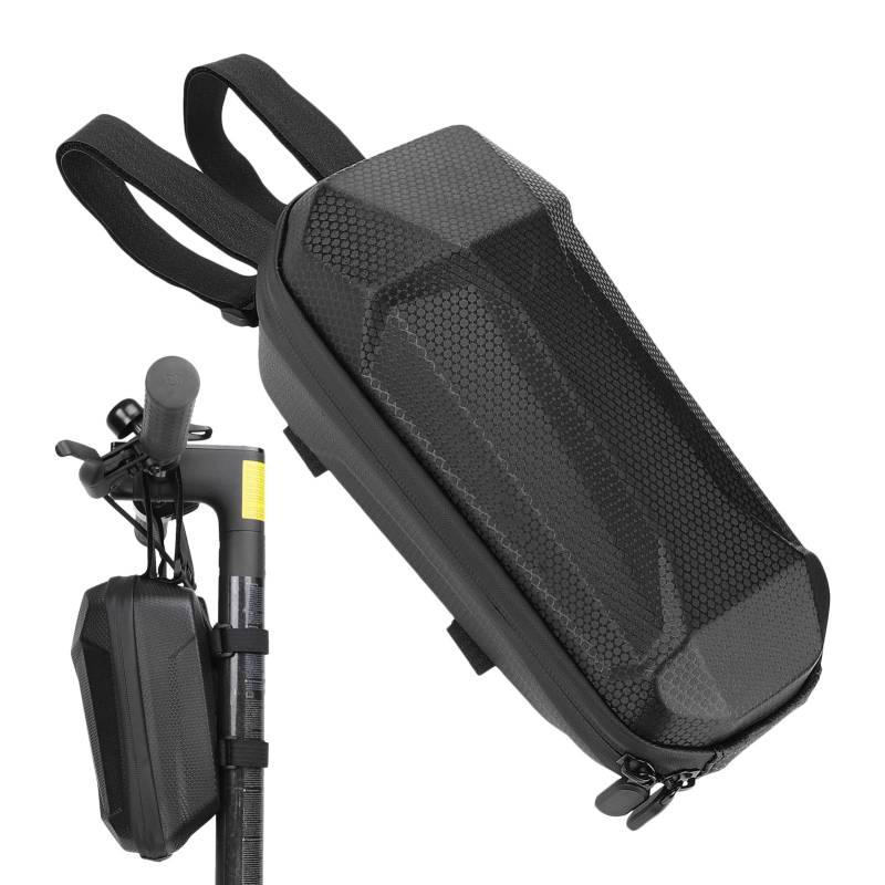 Generisch E-Scooter-Tasche | 2L Lenkertasche für Elektroroller | Wasserdichter Hardcase | Großer Kapazität Eva-Tasche Scooter-Vordertaschentasche von Generisch
