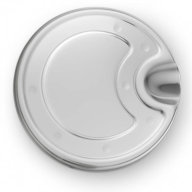 Edelstahl Tankdeckel Verkleidung kompatibel mit Courier 2014 und neuer - Chrom Tankdeckel Akzentstück von Generisch