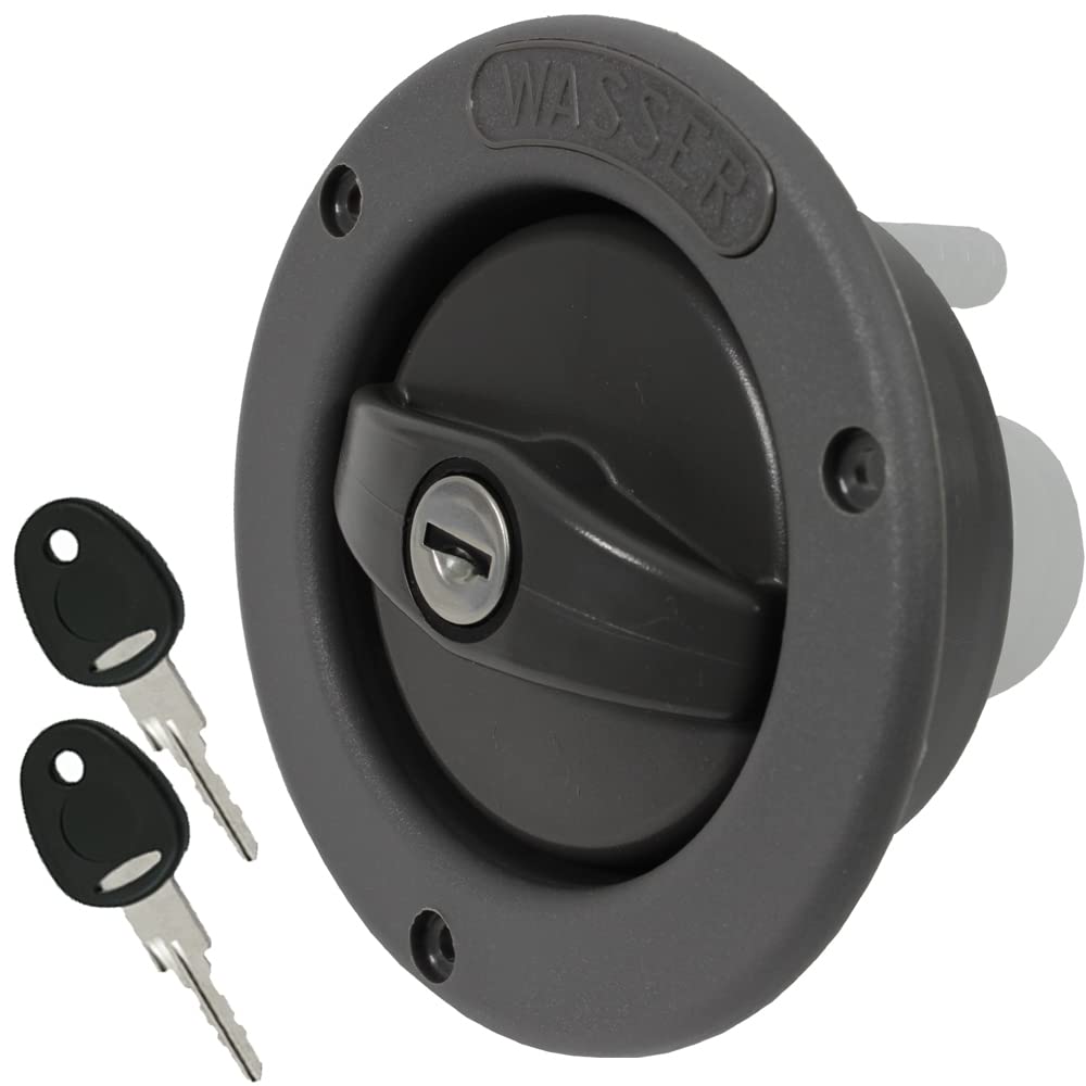Einfüllstutzen + Tankdeckel Wasser Frischwassertank Wohnwagen Wohnmobil Boot grau 40 mm Einfüllstutzen + Tankdeckel Wasser Frischwassertank Wohnwagen Wohnmobil Boot grau 40 mm von Generisch