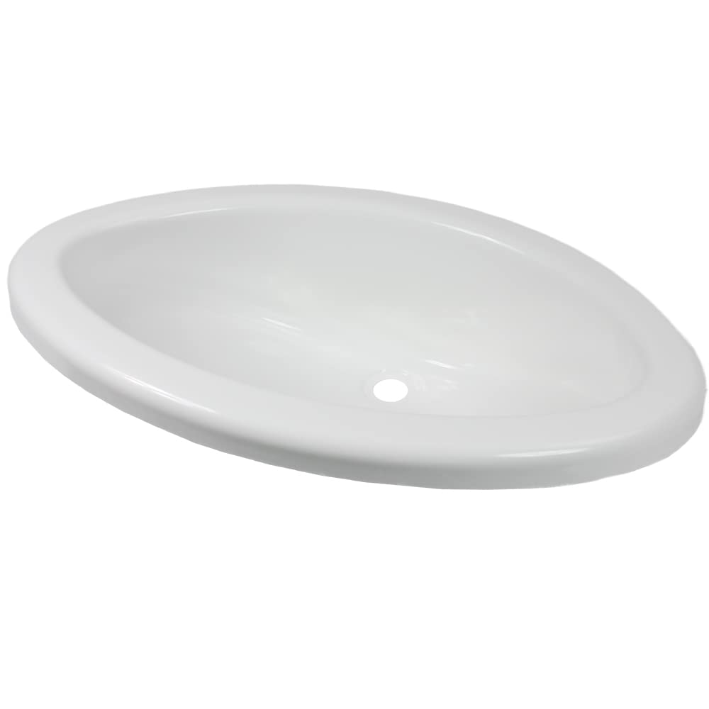 Einlegemulde Waschbecken Wohnmobil Wohnwagen Caravan Camping Boot 510 x 350 x150 mm oval weiß Einlegemulde Waschbecken Wohnmobil Wohnwagen Caravan Camping Boot 510 x 350 x150 mm oval weiß von Generisch