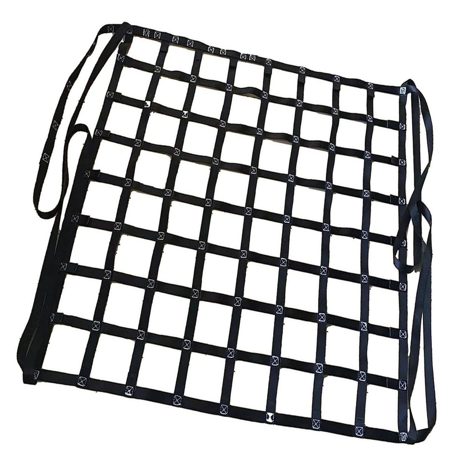 Elastisches Gepäcknetz, Polyester-Hebenetz, quadratisches Netz, reißfest, Sicherheitsnetz, LKW/Anhänger/Ladungsnetz, Hängenetz zum Abschleppen, Tragfähigkeit 0,3–3,5 T von Generisch