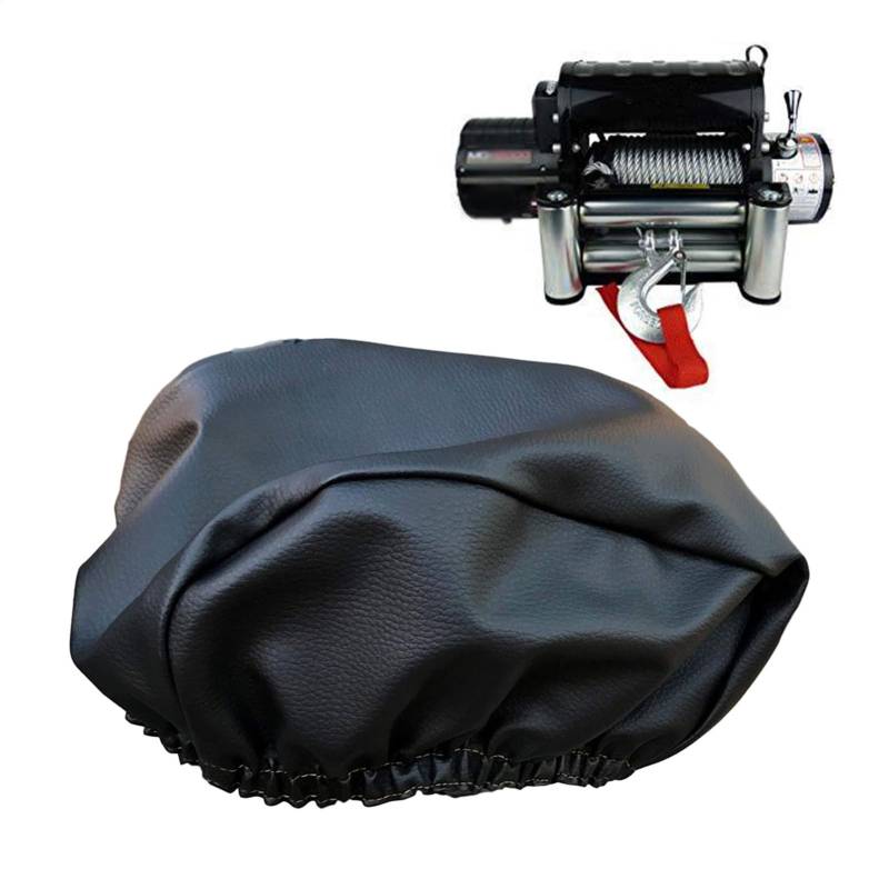 Electric Winch Cover - wasserdichte Winde Beschütze, staubdes Windenschild | Hochleistungsauto-Winde Cover, Allwetterschutzzubehör für 4x4-Winden, Lastwagen und Offroad-Geräte von Generisch