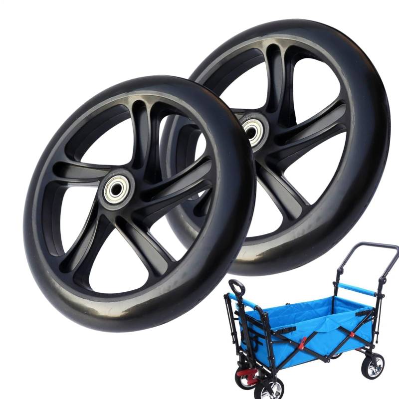 Elektrische Roller - stille Fahrlager, Ersatz -Skate -Reifen -Kit | Scooter -Radlager, vordere und hintere massive Reifen mit ruhigen Trolley -n für glatte elektrische Rollerleistung von Generisch