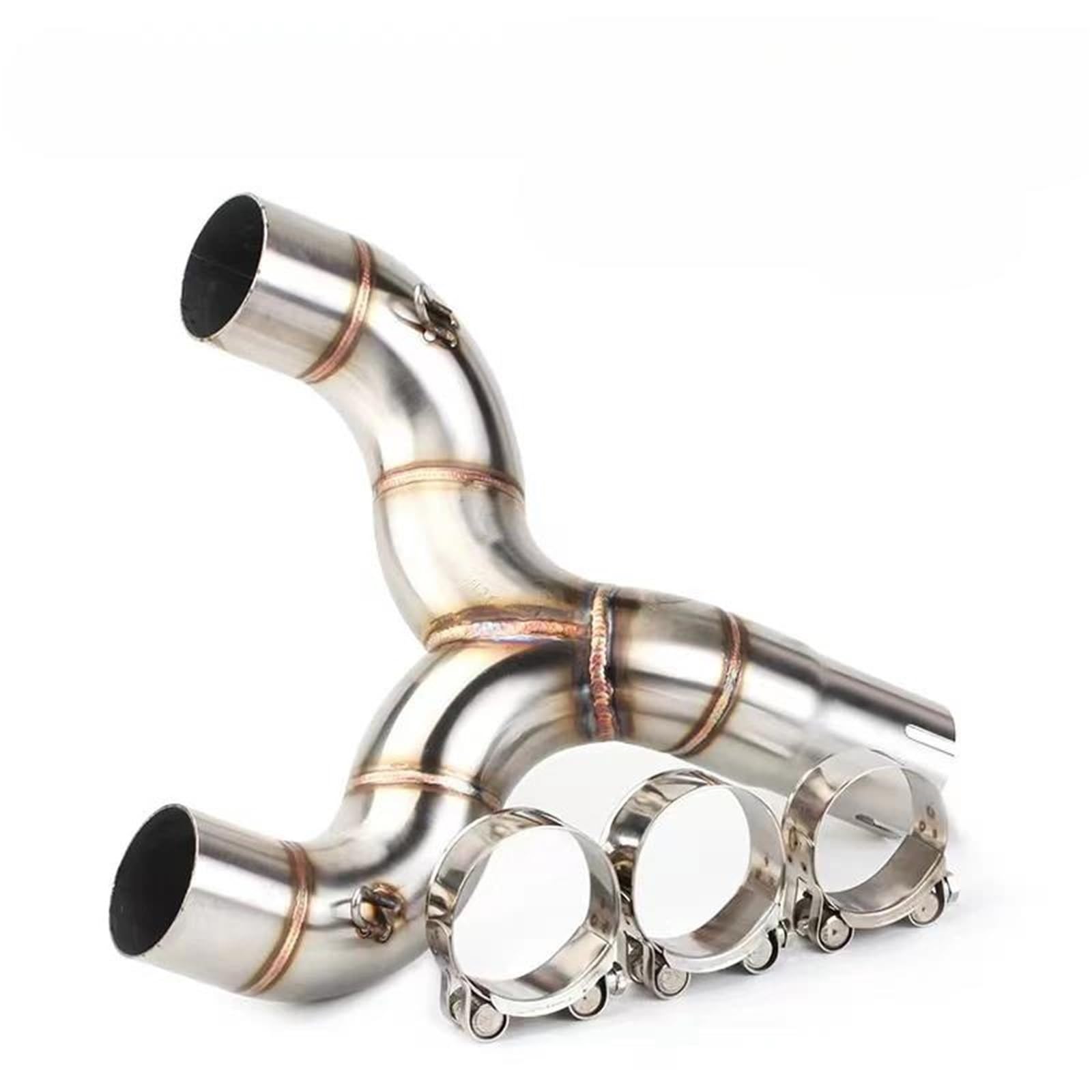 Endrohr 51 Mm Auspuff-Motorrad-Schalldämpfer-Mittelrohr-Slip-On-Doppelrohr-Adapter Für Benelli 600 BN600 BJ600 TNT600 Endrohr 51 Mm Auspuff-Motorrad-Schalldämpfer-Mittelrohr-Slip-On-Doppelrohr-Adapter Für Benelli 600 BN600 BJ600 TNT600 von Generisch