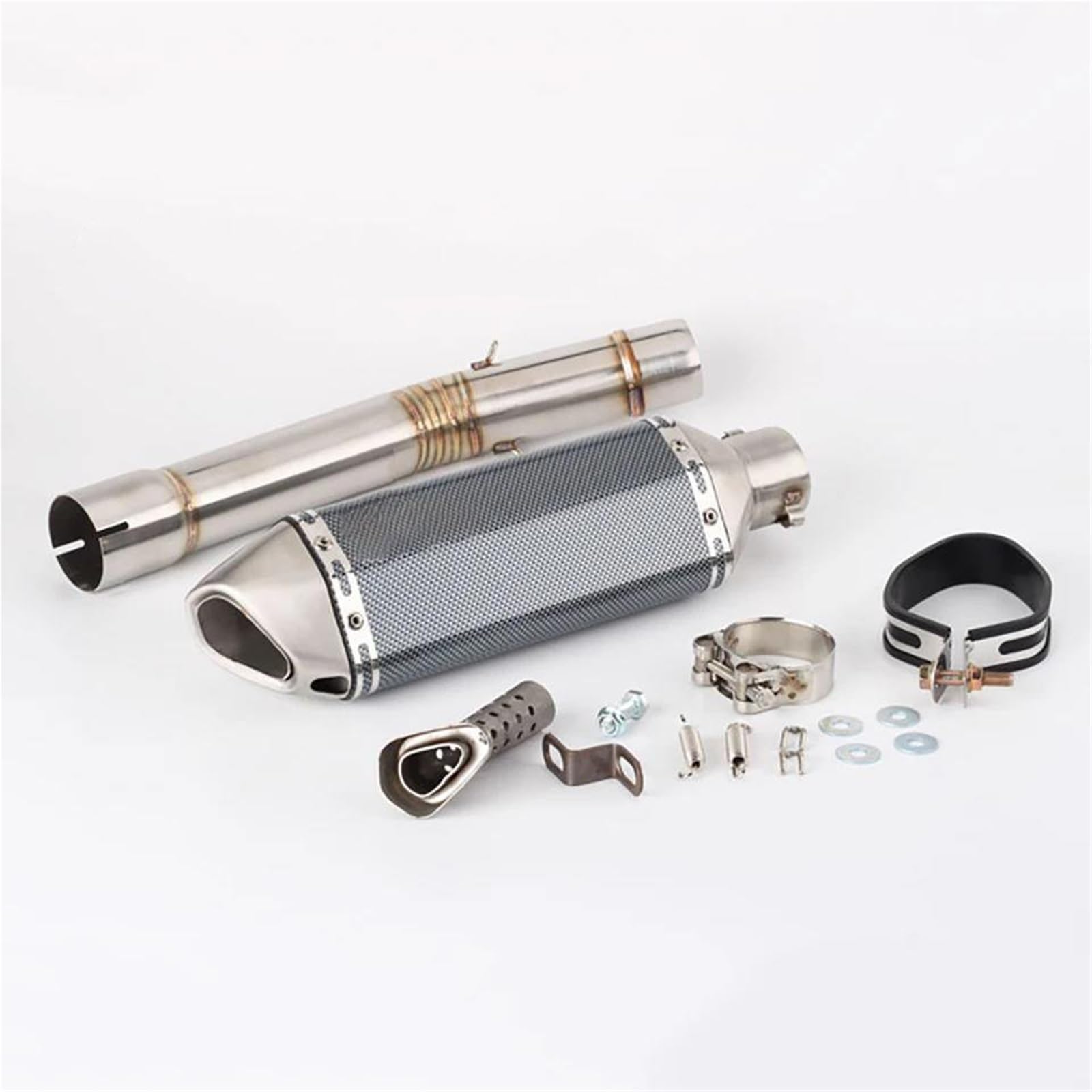 Endrohr Motorrad-Auspuff-Endrohr-Modifikation Verbindungsrohr-Auspuff Geeignet Für Y&amaha YZF R6 YZF-R6 1998–2005(Style 3) von Generisch
