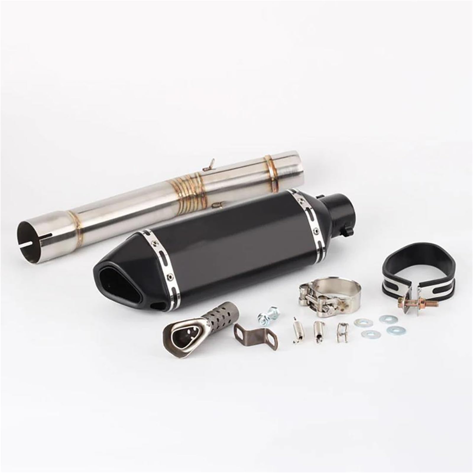 Endrohr Motorrad-Auspuff-Endrohr-Modifikation Verbindungsrohr-Auspuff Geeignet Für Y&amaha YZF R6 YZF-R6 1998–2005(Style 6) von Generisch